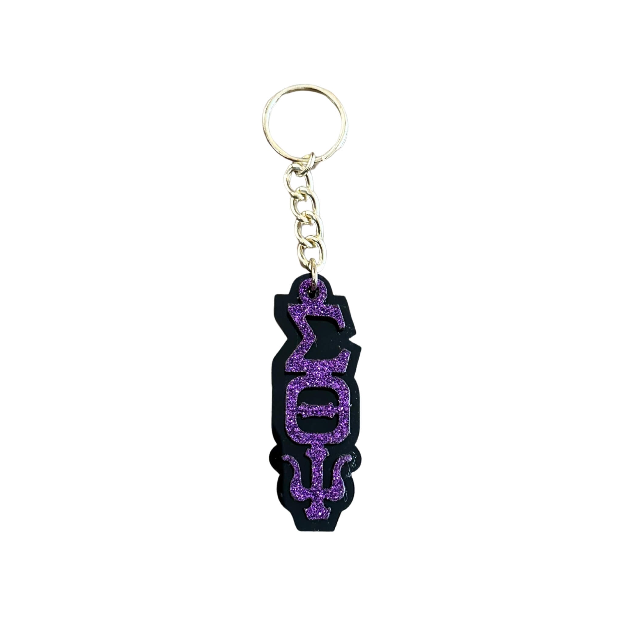 STP Glitter Keychain
