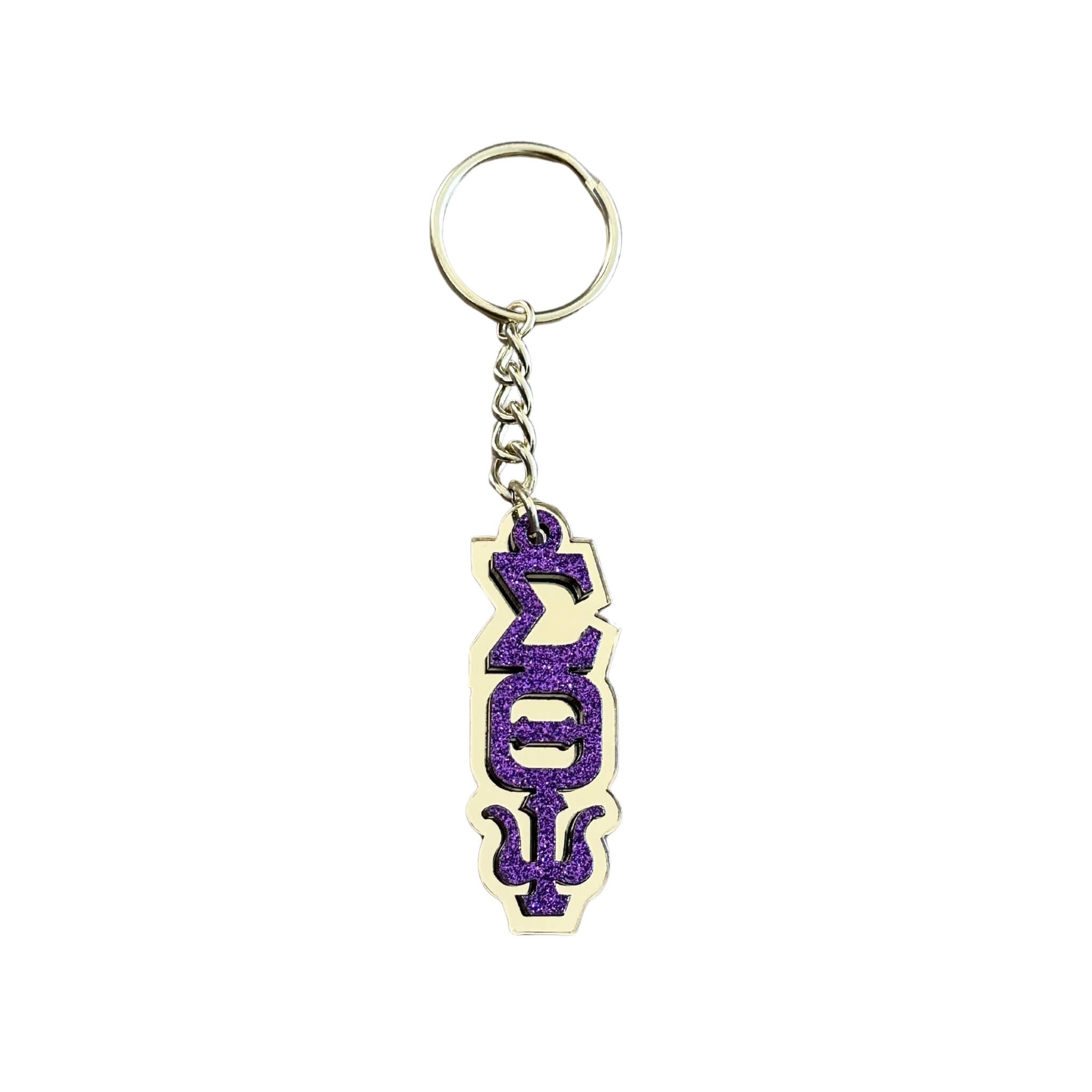 STP Glitter Keychain
