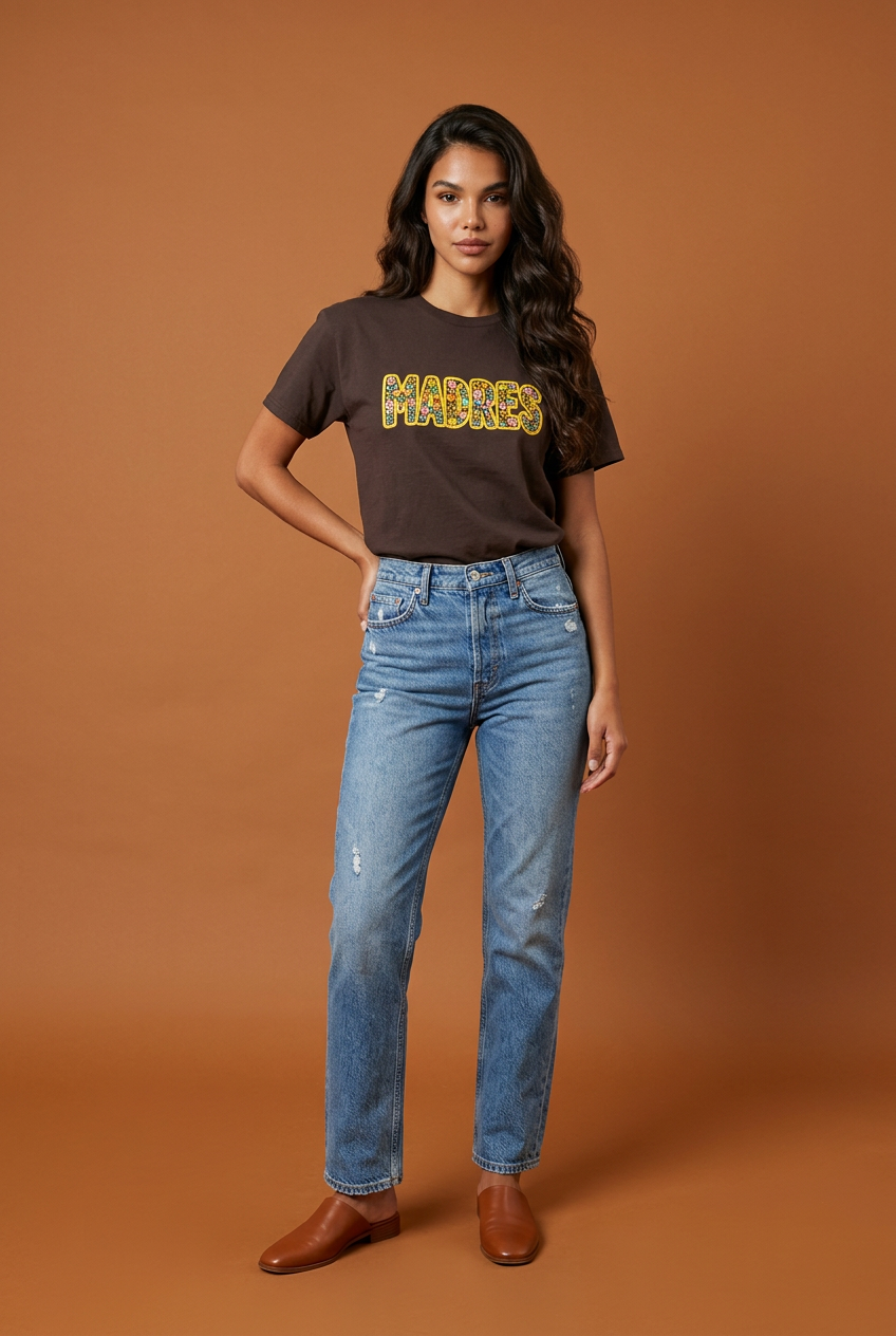 Padres Floral Wordmark Tee