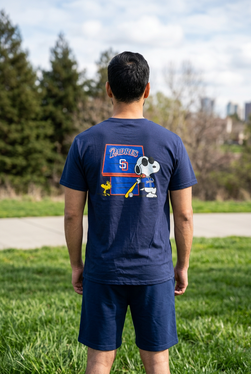 Snoopy Padres Tee
