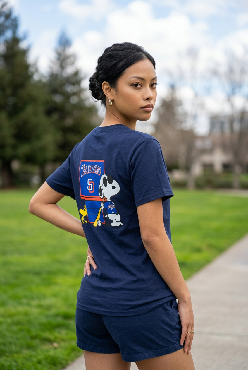 Snoopy Padres Tee
