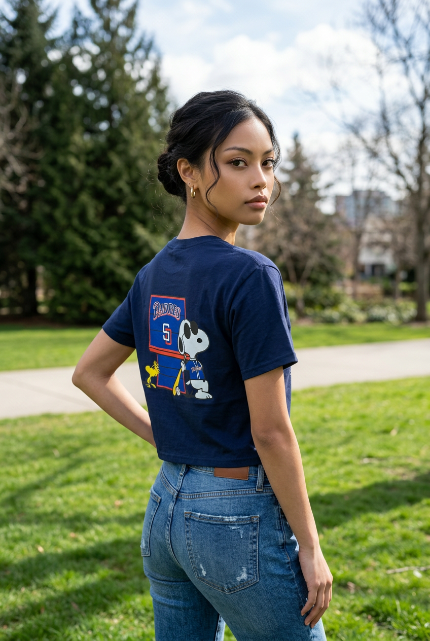 Snoopy Padres Tee